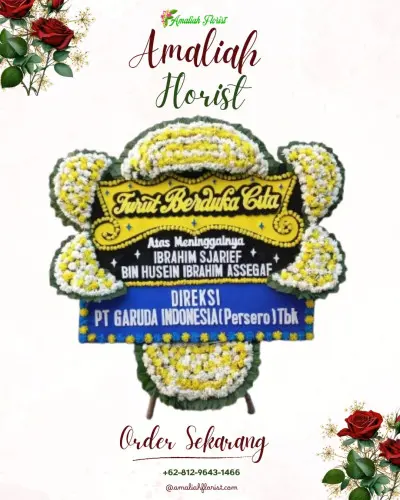 Papan Bunga Duka di Bandar Lor